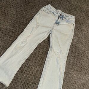 Girls size 10 Art Class Light Blue Wide Straight Leg Jeans